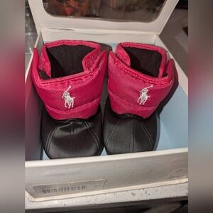 Ralph Lauren Baby Shoes in Pink and Black size 2